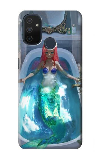 W3912 Cute Little Mermaid Aqua Spa Hard Case and Leather Flip Case For OnePlus Nord N100