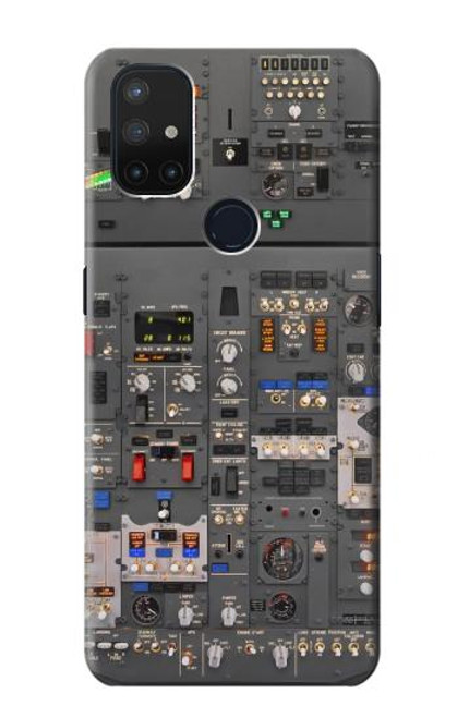 W3944 Overhead Panel Cockpit Hard Case and Leather Flip Case For OnePlus Nord N10 5G