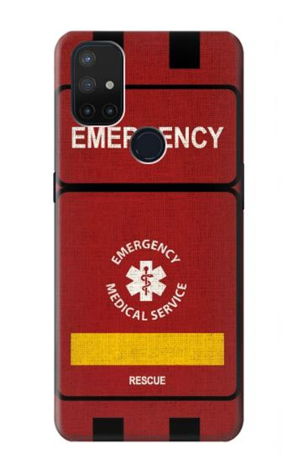 W3957 Emergency Medical Service Hard Case and Leather Flip Case For OnePlus Nord N10 5G