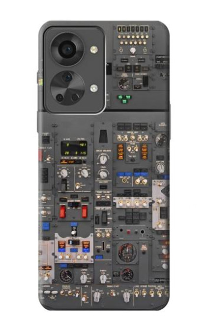 W3944 Overhead Panel Cockpit Hard Case and Leather Flip Case For OnePlus Nord 2T