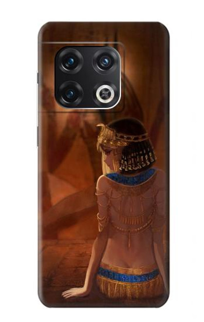 W3919 Egyptian Queen Cleopatra Anubis Hard Case and Leather Flip Case For OnePlus 10 Pro