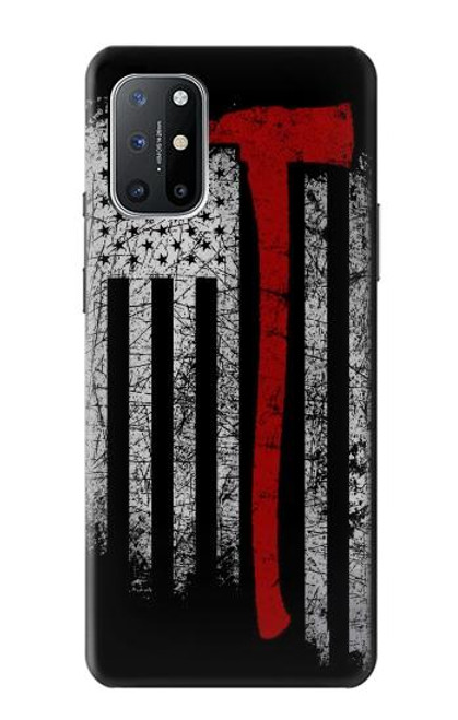 W3958 Firefighter Axe Flag Hard Case and Leather Flip Case For OnePlus 8T