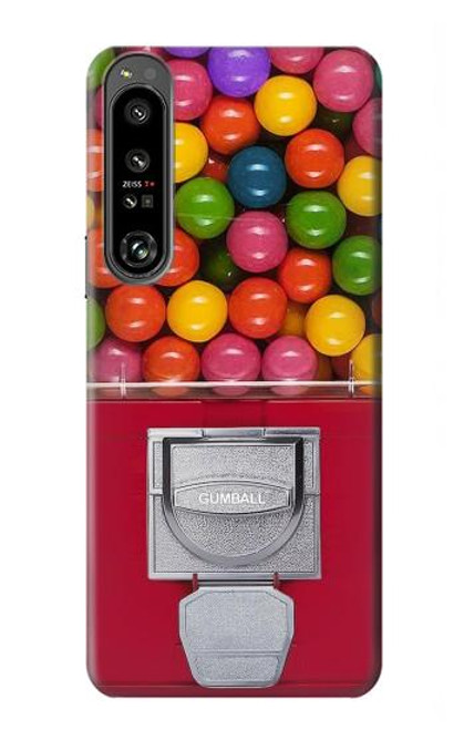 W3938 Gumball Capsule Game Graphic Hard Case and Leather Flip Case For Sony Xperia 1 IV