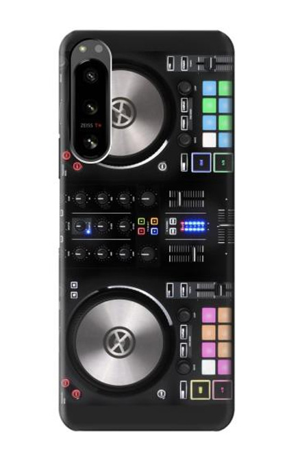W3931 DJ Mixer Graphic Paint Hard Case and Leather Flip Case For Sony Xperia 5 IV
