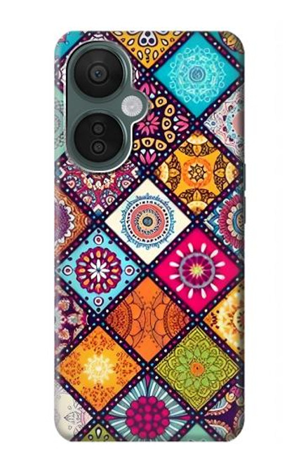 W3943 Maldalas Pattern Hard Case and Leather Flip Case For OnePlus Nord CE 3 Lite, Nord N30 5G