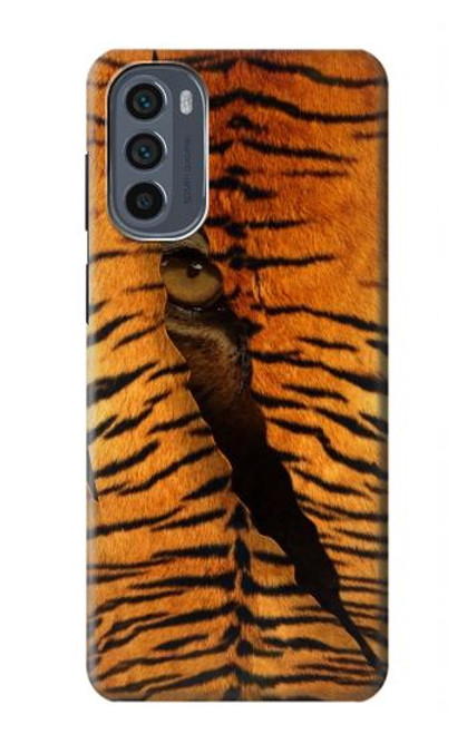 W3951 Tiger Eye Tear Marks Hard Case and Leather Flip Case For Motorola Moto G62 5G