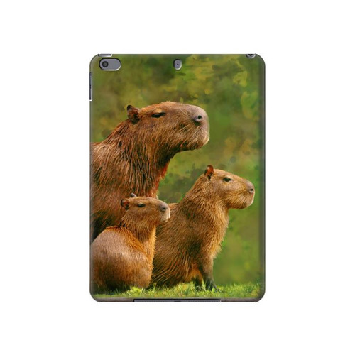 W3917 Capybara Family Giant Guinea Pig Tablet Hard Case For iPad Pro 10.5, iPad Air (2019, 3rd)