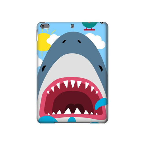 W3947 Shark Helicopter Cartoon Tablet Hard Case For iPad Pro 10.5, iPad Air (2019, 3rd)