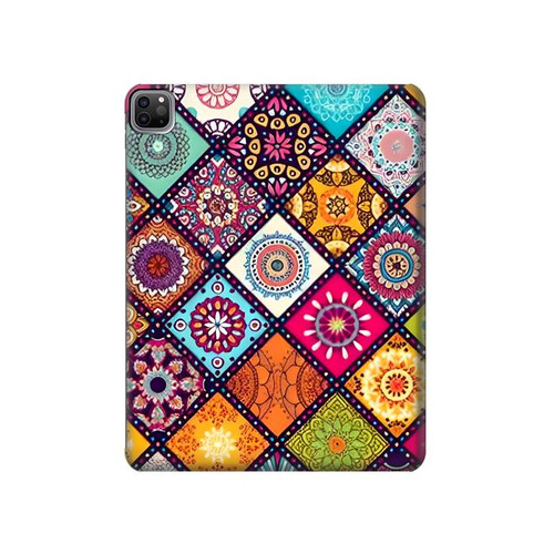 W3943 Maldalas Pattern Tablet Hard Case For iPad Pro 12.9 (2022,2021,2020,2018, 3rd, 4th, 5th, 6th)