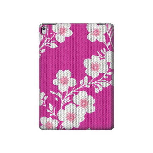 W3924 Cherry Blossom Pink Background Tablet Hard Case For iPad Air 2, iPad 9.7 (2017,2018), iPad 6, iPad 5