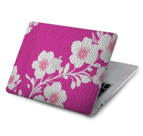 W3924 Cherry Blossom Pink Background Hard Case Cover For MacBook Air 13″ (2022,2024) - A2681, A3113