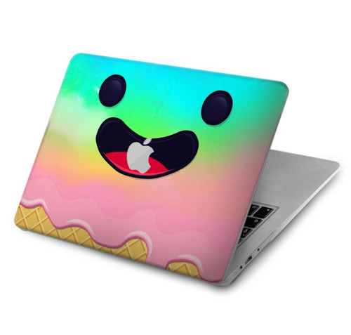 W3939 Ice Cream Cute Smile Hard Case Cover For MacBook Air 13″ (2022,2024) - A2681, A3113