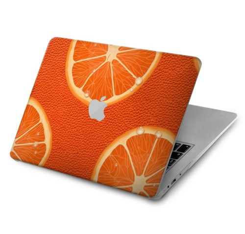 W3946 Seamless Orange Pattern Hard Case Cover For MacBook Pro 16 M1,M2 (2021,2023) - A2485, A2780