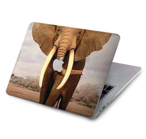 W0310 African Elephant Hard Case Cover For MacBook Air 15″ (2023,2024) - A2941, A3114