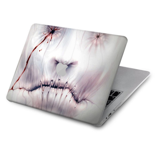 W0884 Horror Face Hard Case Cover For MacBook Air 15″ (2023,2024) - A2941, A3114