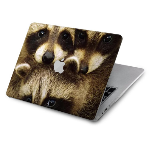 W0977 Baby Raccoons Hard Case Cover For MacBook Air 15″ (2023,2024) - A2941, A3114