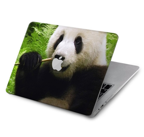 W1073 Panda Enjoy Eating Hard Case Cover For MacBook Air 15″ (2023,2024) - A2941, A3114