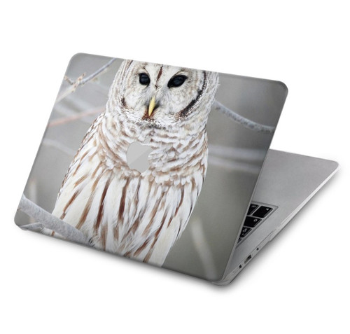 W1566 Snowy Owl White Owl Hard Case Cover For MacBook Air 15″ (2023,2024) - A2941, A3114