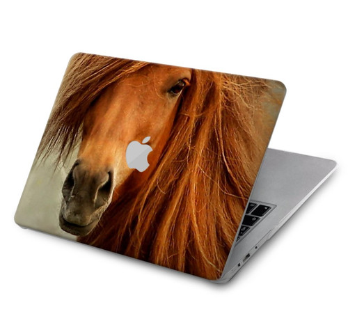 W1595 Beautiful Brown Horse Hard Case Cover For MacBook Air 15″ (2023,2024) - A2941, A3114