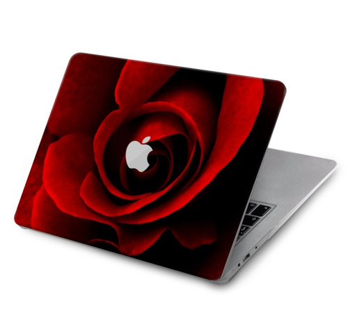 W2898 Red Rose Hard Case Cover For MacBook Air 15″ (2023,2024) - A2941, A3114