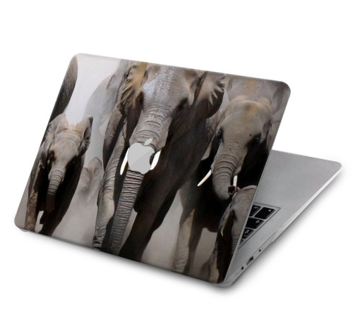 W3142 African Elephant Hard Case Cover For MacBook Air 15″ (2023,2024) - A2941, A3114