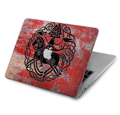 W3831 Viking Norse Ancient Symbol Hard Case Cover For MacBook Air 15″ (2023,2024) - A2941, A3114