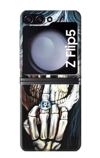 W0222 Skull Pentagram Hard Case For Samsung Galaxy Z Flip 5