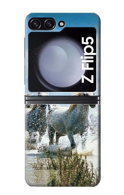 W0250 White Horse Hard Case For Samsung Galaxy Z Flip 5