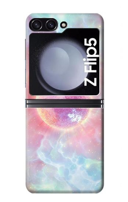 W3709 Pink Galaxy Hard Case For Samsung Galaxy Z Flip 5
