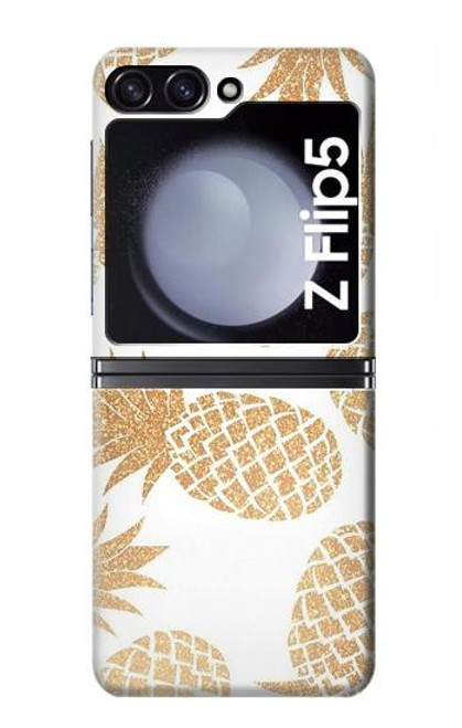 W3718 Seamless Pineapple Hard Case For Samsung Galaxy Z Flip 5
