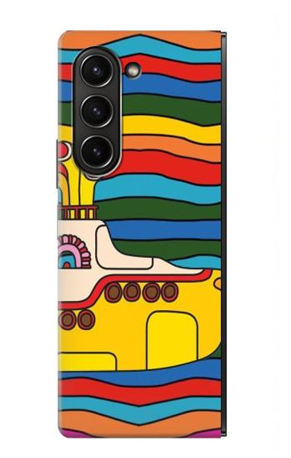W3599 Hippie Submarine Hard Case For Samsung Galaxy Z Fold 5