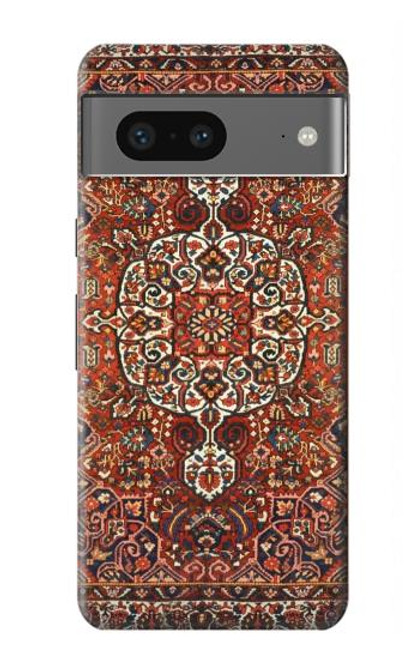 W3813 Persian Carpet Rug Pattern Hard Case and Leather Flip Case For Google Pixel 7a