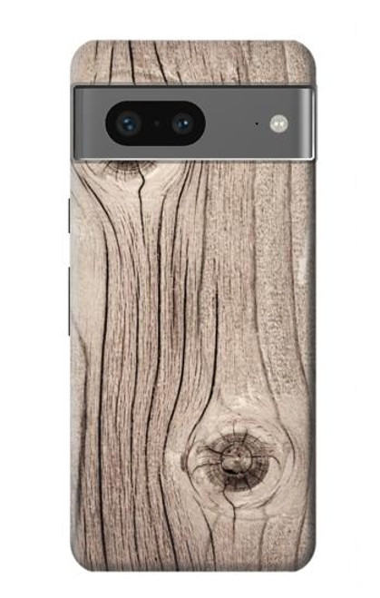 W3822 Tree Woods Texture Graphic Printed Hard Case and Leather Flip Case For Google Pixel 7a