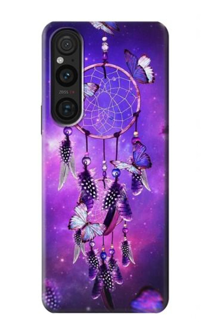 W3685 Dream Catcher Hard Case and Leather Flip Case For Sony Xperia 1 V