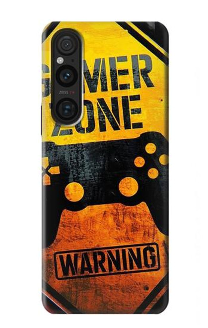 W3690 Gamer Zone Hard Case and Leather Flip Case For Sony Xperia 1 V