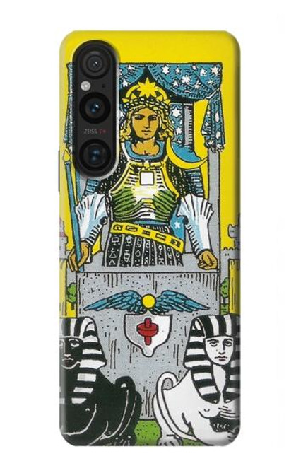 W3739 Tarot Card The Chariot Hard Case and Leather Flip Case For Sony Xperia 1 V