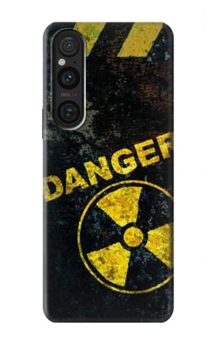 W3891 Nuclear Hazard Danger Hard Case and Leather Flip Case For Sony Xperia 1 V