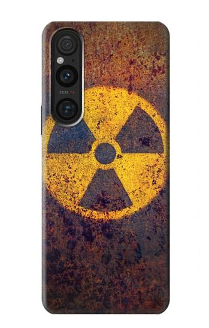 W3892 Nuclear Hazard Hard Case and Leather Flip Case For Sony Xperia 1 V