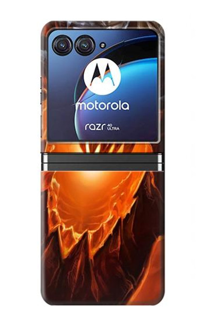 W0414 Fire Dragon Hard Case For Motorola Razr 40 Ultra