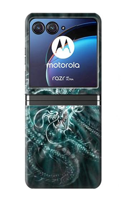 W1006 Digital Chinese Dragon Hard Case For Motorola Razr 40 Ultra