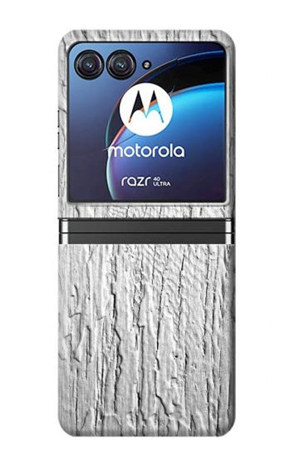 W1142 Wood Skin Graphic Hard Case For Motorola Razr 40 Ultra