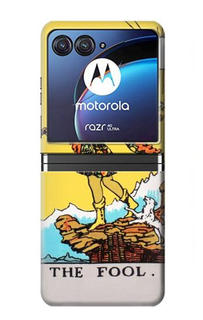 W2810 Tarot Card The Fool Hard Case For Motorola Razr 40 Ultra