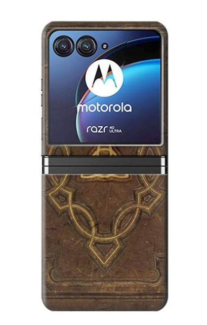 W3219 Spell Book Cover Hard Case For Motorola Razr 40 Ultra