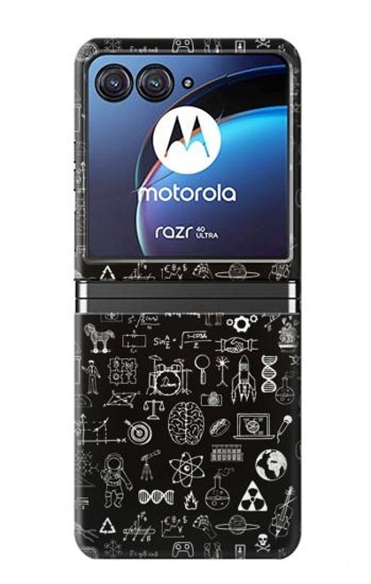 W3426 Blackboard Science Hard Case For Motorola Razr 40 Ultra