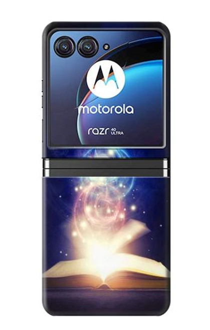 W3554 Magic Spell Book Hard Case For Motorola Razr 40 Ultra