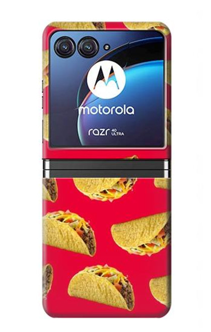 W3755 Mexican Taco Tacos Hard Case For Motorola Razr 40 Ultra
