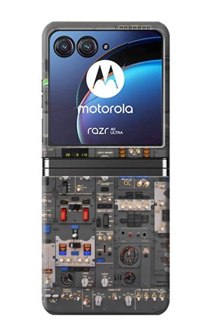 W3944 Overhead Panel Cockpit Hard Case For Motorola Razr 40 Ultra