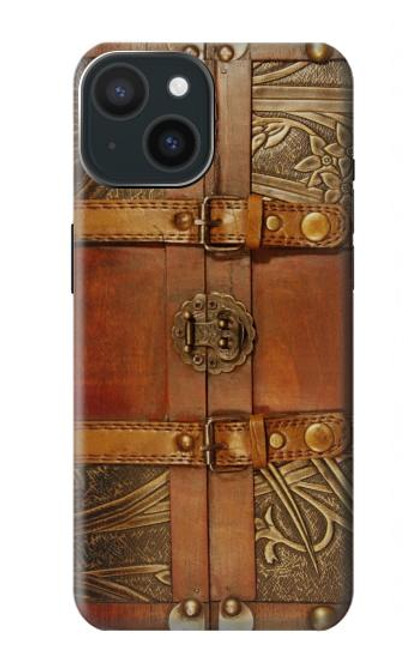 W3012 Treasure Chest Hard Case and Leather Flip Case For iPhone 15