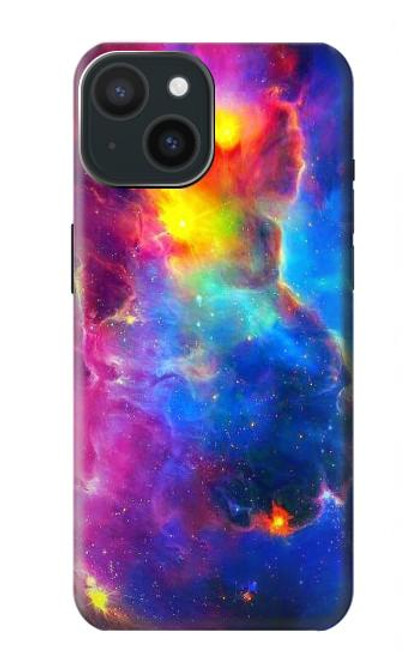 W3371 Nebula Sky Hard Case and Leather Flip Case For iPhone 15