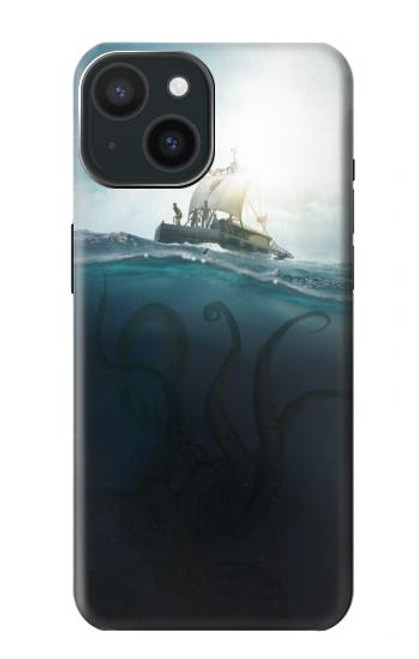W3540 Giant Octopus Hard Case and Leather Flip Case For iPhone 15